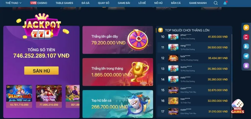 Các tính năng nổi bật của nền tảng 79kin